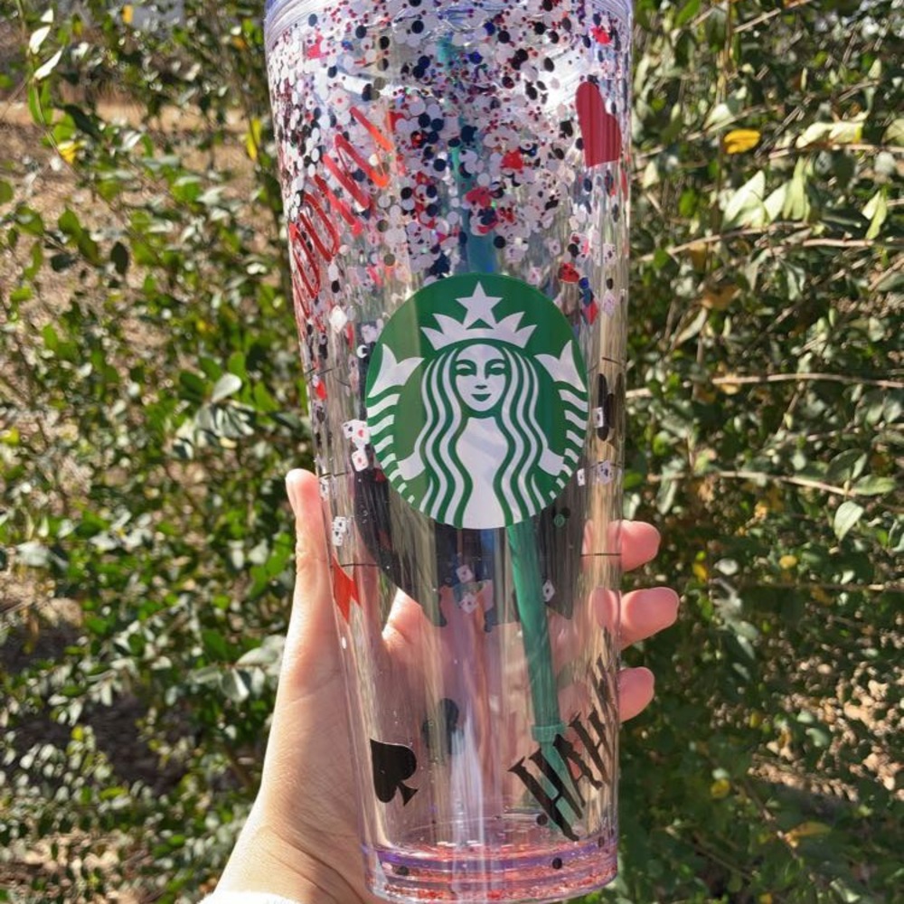 Starbucks custom Harley Quinn and Joker 24oz Tumbler